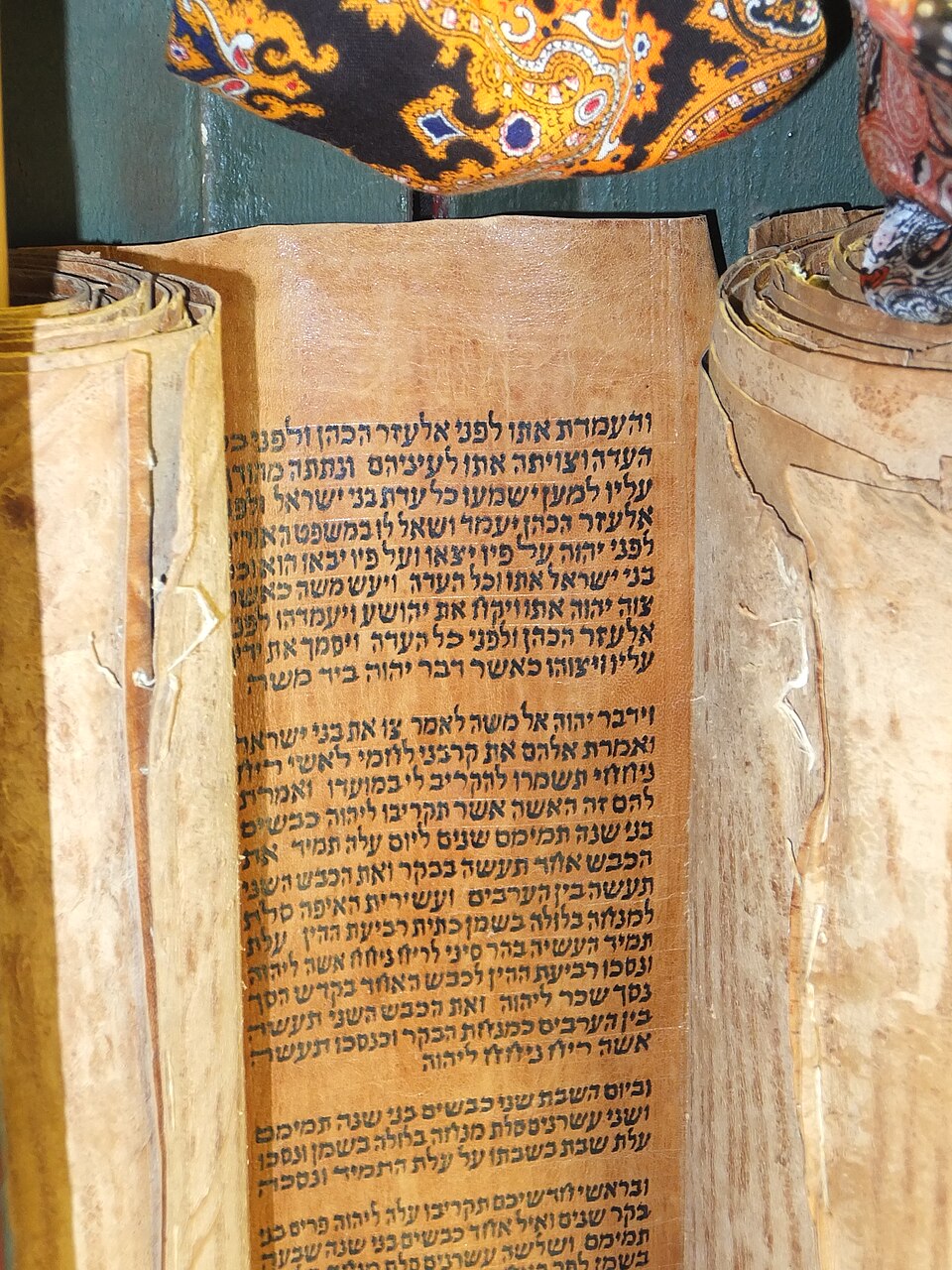 Ancient Torah scroll