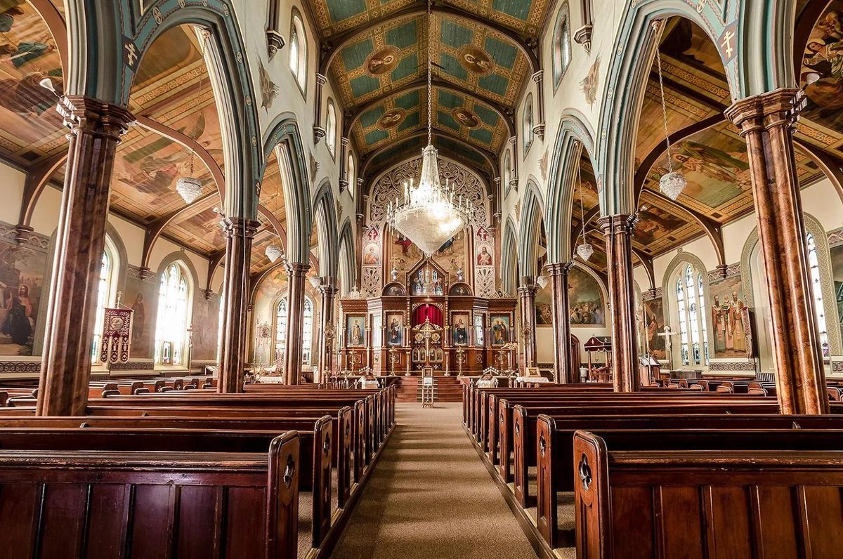 The iconostasis of Saints Peter and Paul Cathedral