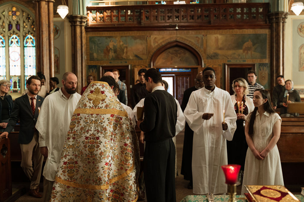 The Little Entrance during Vespers at Saints Peter & Paul Cathedral